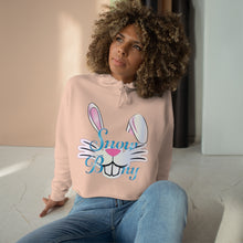 Load image into Gallery viewer, Snow Bunny Crop Hoodie