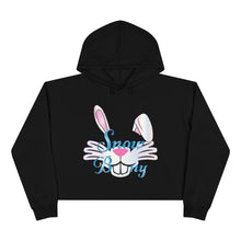 Load image into Gallery viewer, Snow Bunny Crop Hoodie