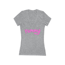 Load image into Gallery viewer, Yummy Women's Jersey Short Sleeve Deep V-Neck Tee