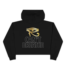 Load image into Gallery viewer, I cant breath BLM Crop Hoodie