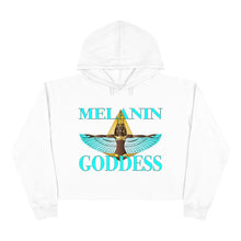 Load image into Gallery viewer, Melanin Goddess Crop Hoodie