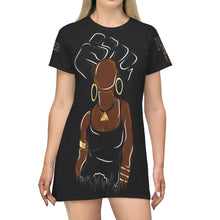 Load image into Gallery viewer, Power Woman All Over Print T-Shirt Dress