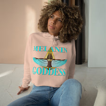 Load image into Gallery viewer, Melanin Goddess Crop Hoodie
