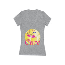 Load image into Gallery viewer, Care Women's Jersey Short Sleeve Deep V-Neck Tee