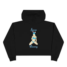 Load image into Gallery viewer, Snow Bunny Crop Hoodie