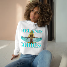 Load image into Gallery viewer, Melanin Goddess Crop Hoodie