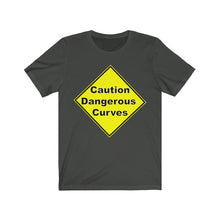 Load image into Gallery viewer, Caution Dangerours  Curves  Unisex Jersey Short Sleeve Tee