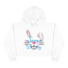 Load image into Gallery viewer, Snow Bunny Crop Hoodie