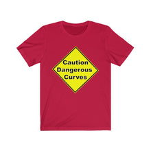 Load image into Gallery viewer, Caution Dangerous Curves Short Sleeve Tee
