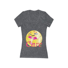 Load image into Gallery viewer, Care Women's Jersey Short Sleeve Deep V-Neck Tee