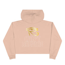 Load image into Gallery viewer, I cant breath BLM Crop Hoodie