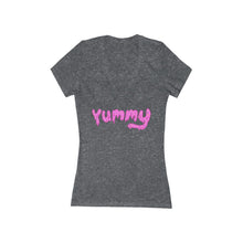 Load image into Gallery viewer, Yummy Women's Jersey Short Sleeve Deep V-Neck Tee