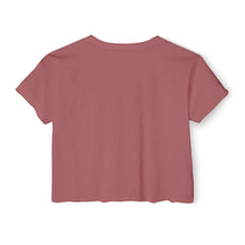 Load image into Gallery viewer, Festival Crop Top — Purple Photo Collage ‘Peyprian’ Graphic