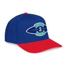 Load image into Gallery viewer, Swim Team Baseball Cap — "Red-E 2 Swim" Embroidered Mid-Profile Cap