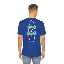 Load image into Gallery viewer, Men&#39;s Swim Tee: Perfect for Pool Days, Beach Trips, and Summer Fun - Great Gift for Swimmers, Beach Lovers, Summer Essentials, Water Sports