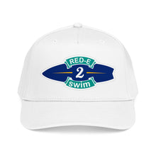 Load image into Gallery viewer, Swim Team Baseball Cap — "Red-E 2 Swim" Embroidered Mid-Profile Cap