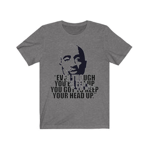 Keep head up Unisex Jersey Short Sleeve Tee