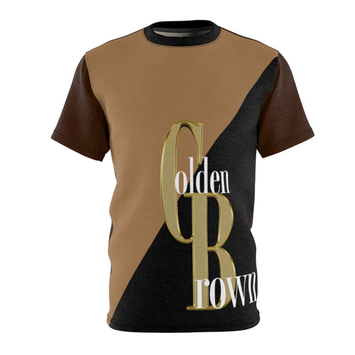 Golden Brown GB Unisex AOP Cut & Sew Tee