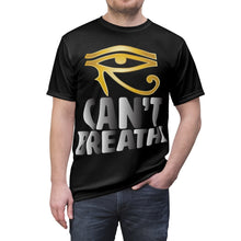 Load image into Gallery viewer, BLM Eye Cant breathe Unisex AOP Cut &amp; Sew Tee