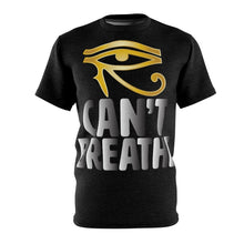 Load image into Gallery viewer, BLM Eye Cant breathe Unisex AOP Cut &amp; Sew Tee