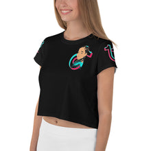 Load image into Gallery viewer, marsalina All-Over Print Crop Tee