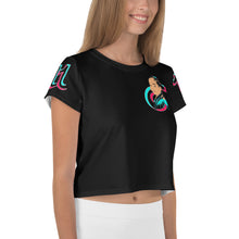 Load image into Gallery viewer, marsalina All-Over Print Crop Tee