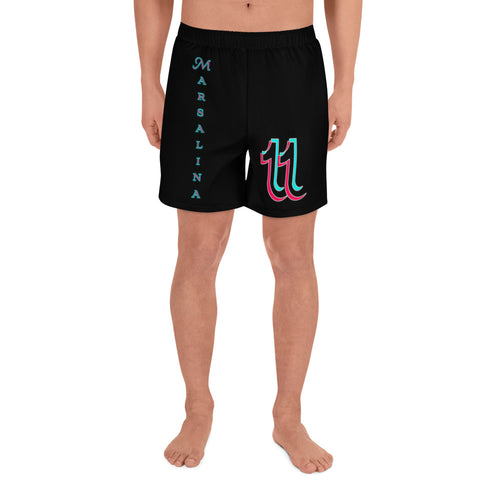 Marsalina Men's Athletic Long Shorts