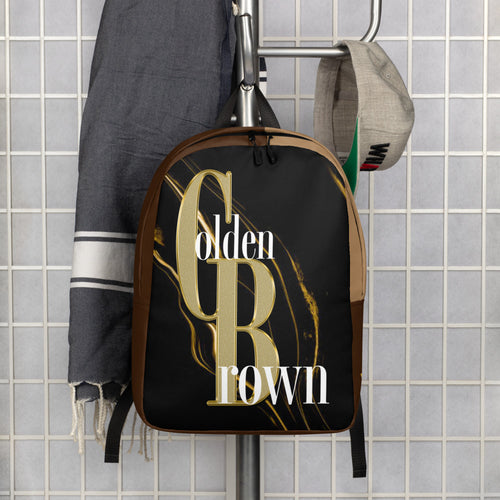 Golden Brown GB Minimalist Backpack