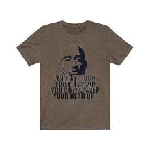 Load image into Gallery viewer, Keep head up Unisex Jersey Short Sleeve Tee