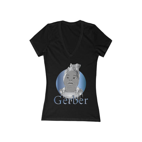 Gerber baby Women's Jersey Short Sleeve Deep V-Neck Tee