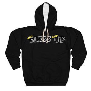 Bless Up (BU) AOP Unisex Pullover Hoodie