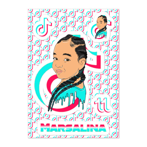 Marsalina Sticker sheet